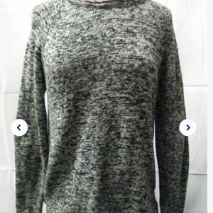 Jeanne Pierre blue and white sweater size XL